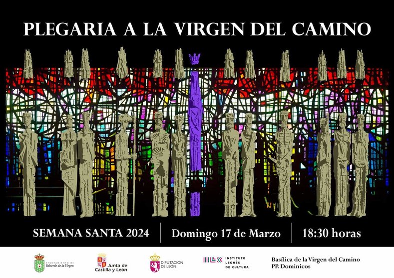 "Plegaria a la Virgen del Camino" en Valverde de la Virgen: Acto Pre-Semana Santa