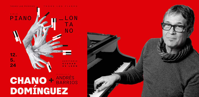 Chano Domínguez dará inicio al ciclo 'Piano Lontano' en el Auditorio Ciudad de León el 12 de mayo