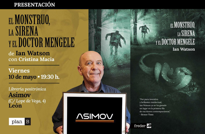 El monstruo, la sirena y el doctor Mengele en la librería Asimov de León