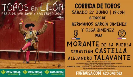 Feria Taurina San Juan y San Pedro Le&oacute;n 2026