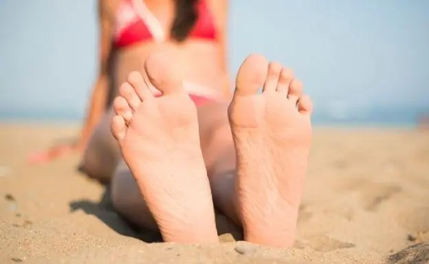 Los pies en verano