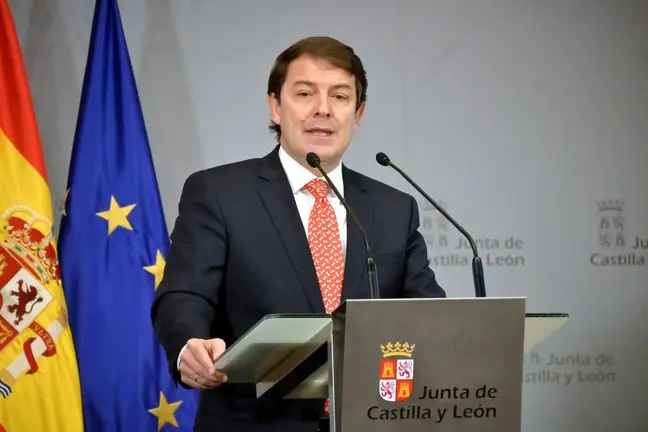 El presidente de la Junta de Castilla y Le&oacute;n, Alfonso Fern&aacute;ndez Ma&ntilde;ueco