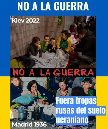 Kiev 2022 - Madrid 1936. Cartel de Unificaci&oacute;n Comunista de Espa&ntilde;a