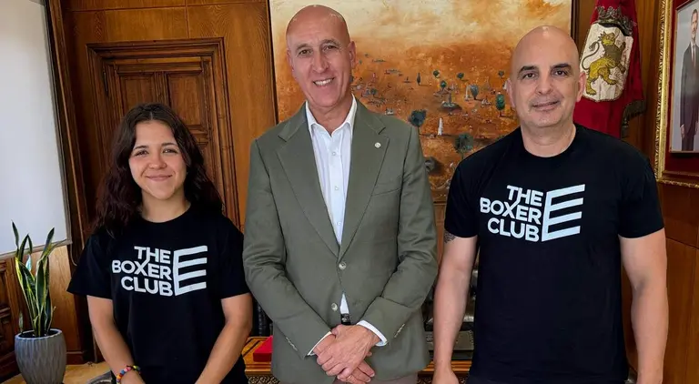 La boxeadora leonesa Andrea C&aacute;rdenas, integrante de la Selecci&oacute;n Espa&ntilde;ola y gran promesa.