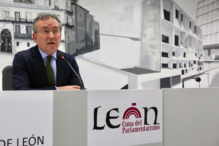 El viceportavoz del Grupo Municipal del Partido Popular en el Ayuntamiento de León, Fernando Salguero