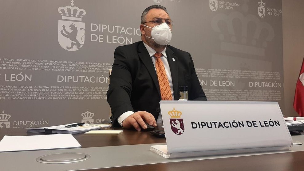 El presidente de la Diputación de León, Eduardo Morán