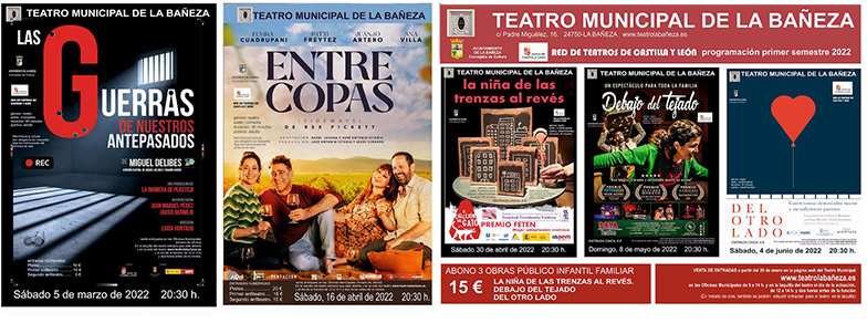 Cartelera Teatro de La Bañeza 2022
