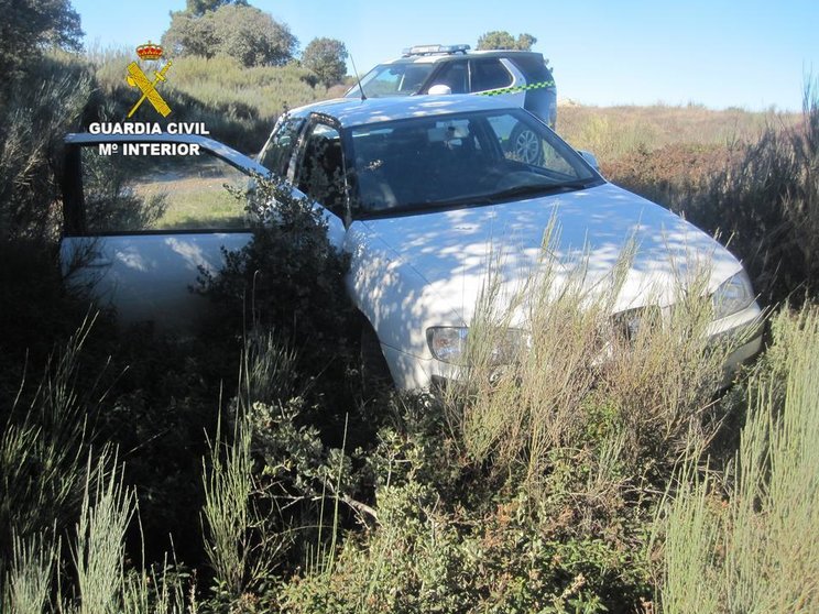 220311 FOTO investigado por conducción temeraria. Vehículo implicado. Foto Guardia Civil