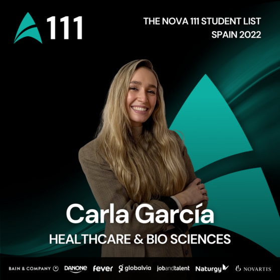 Carla García Carrancio en la "Lista Nova 111"