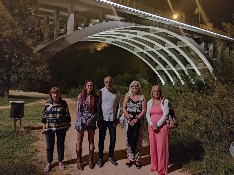 Nueva iluminación del puente García Ojeda