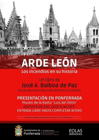 Presentación del libro "Arde León"