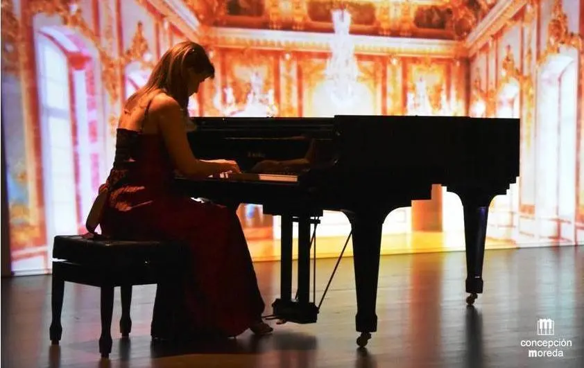 Concierto de Piano en Le&oacute;n Foto de Archivo