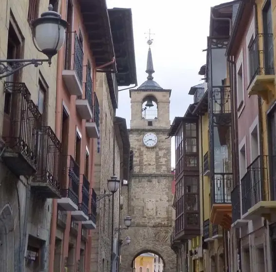 Calle del Reloj de Ponferrada