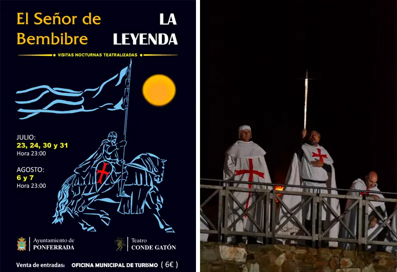 Se&ntilde;or de Bembibre, visitas nocturnas teatralizadas.