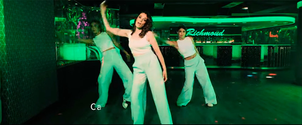 Cia Campillo graba su videoclip en la Discoteca Richmond de Ponferrada
