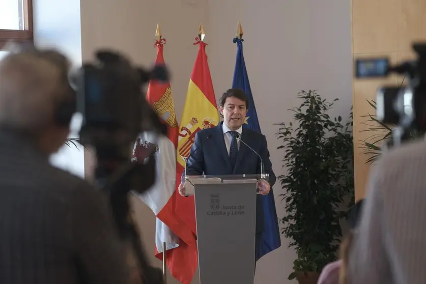 Presidente de la Junta de Castilla y Le&oacute;n, Alfonso Fern&aacute;ndez Ma&ntilde;ueco