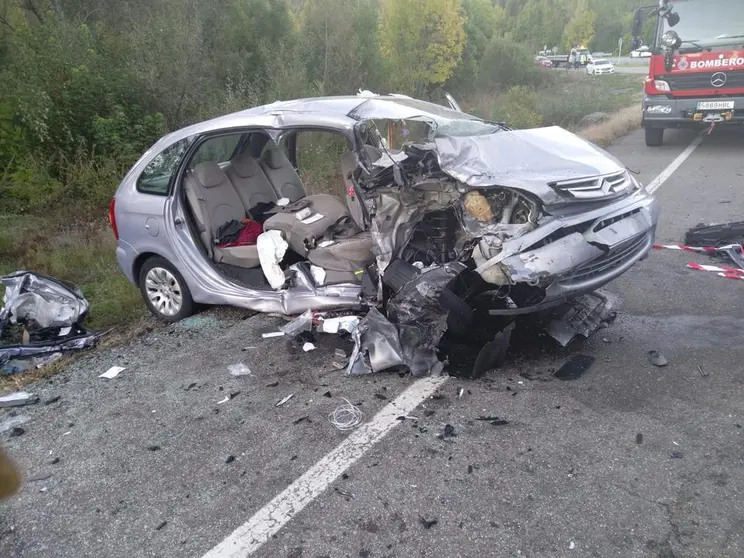 Colisi&oacute;n en Villablino (Le&oacute;n)