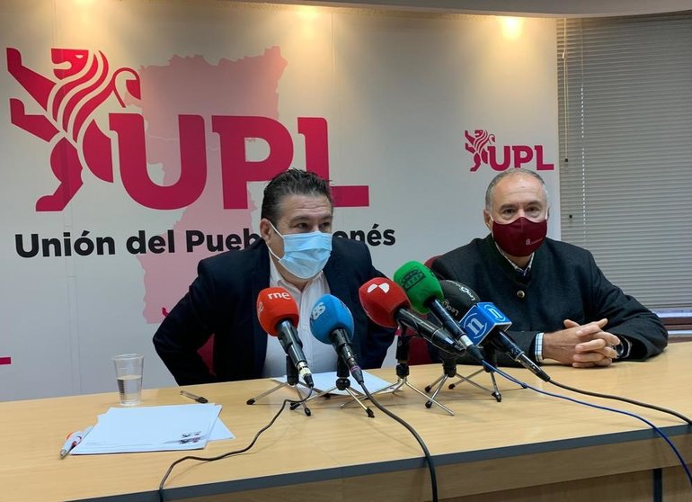 Luis Mariano Santos y Eduardo López Sendino UPL
