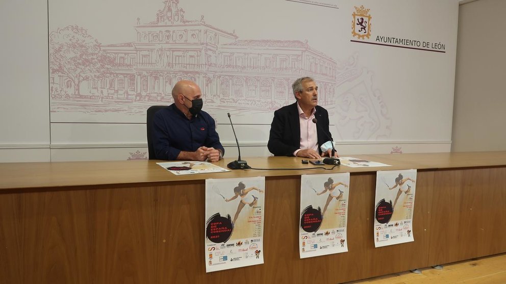 Presentación de la Copa de España Absoluta Squash que se celebrará en León