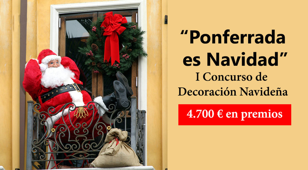 Concurso de decoración navideña Ayuntamiento de Ponferrada