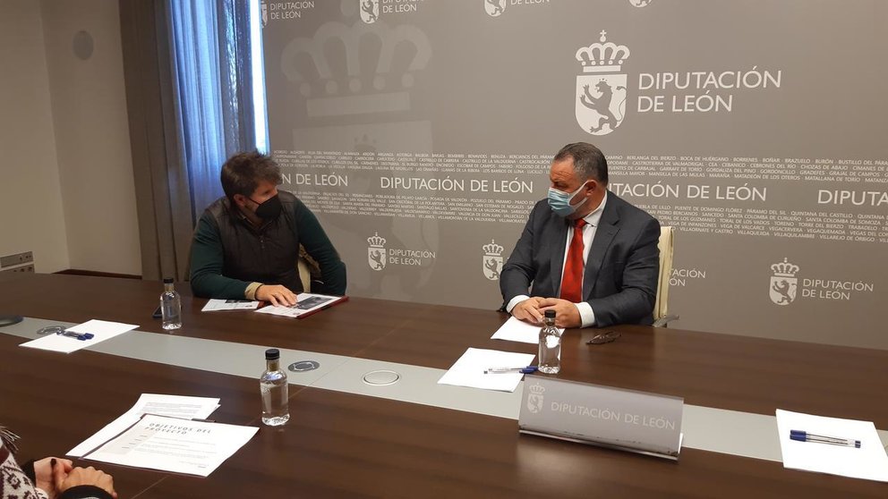 REUNIÓN con AJE en Diputación de León