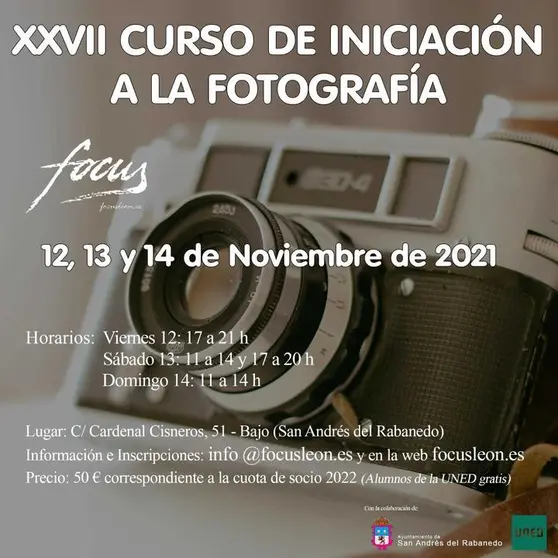 Curso fotograf&iacute;a UNED