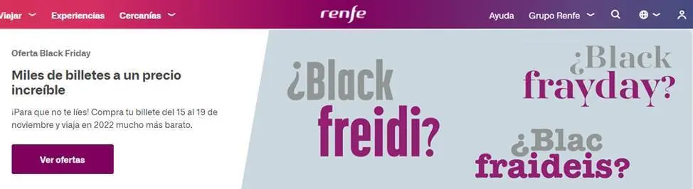Renfe excluye a Le&oacute;n de su &lsquo;black friday&rsquo;