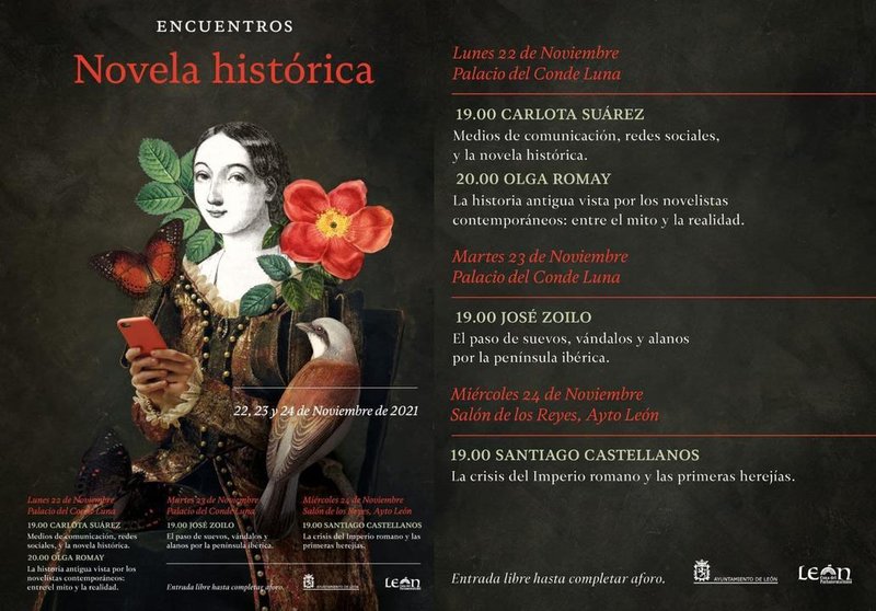 Cartel Encuentro Novela Histórica en León