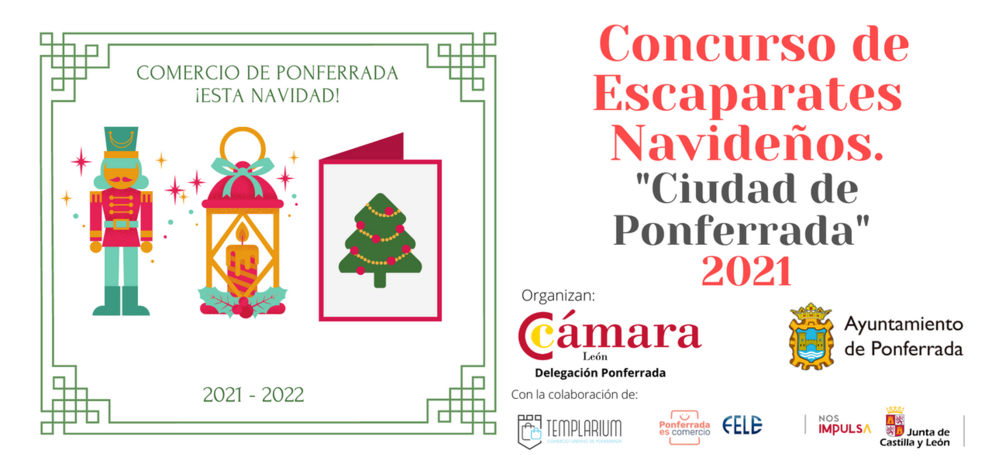CONCURSO DE ESCAPARATES NAVIDE&Ntilde;OS &laquo;CIUDAD DE PONFERRADA&raquo; 2021