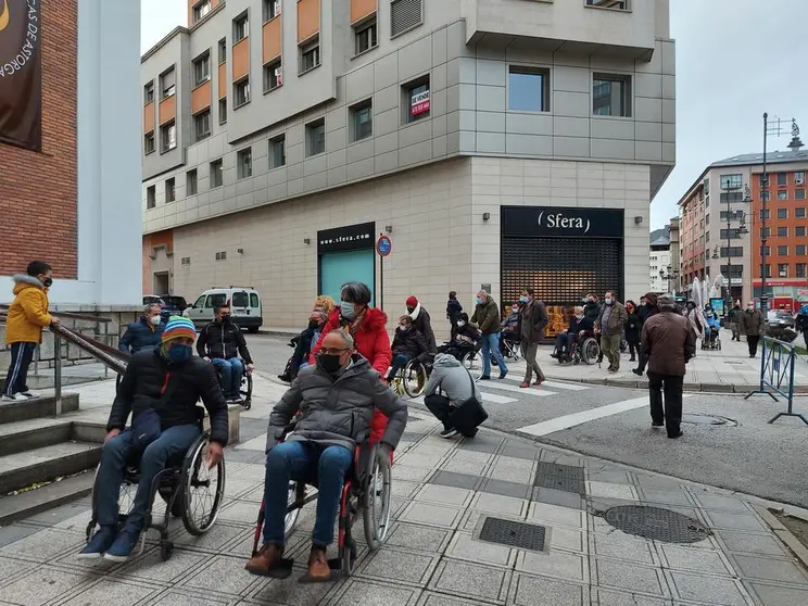 Recorrido en silla de ruedas por Ponferrada