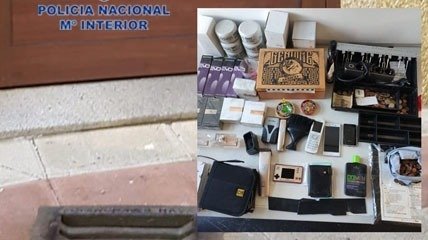 Detenidos  por robos en  San Andrés Rabanedo. Efectos  recuperados y alcantarilla