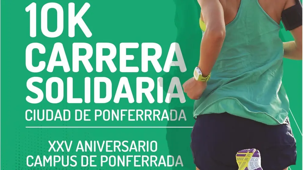 Cartel Carrera Solidaria Ponferrada
