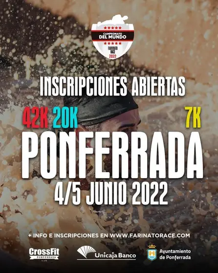 CARTEL PONFERRADA FARINATO RACE