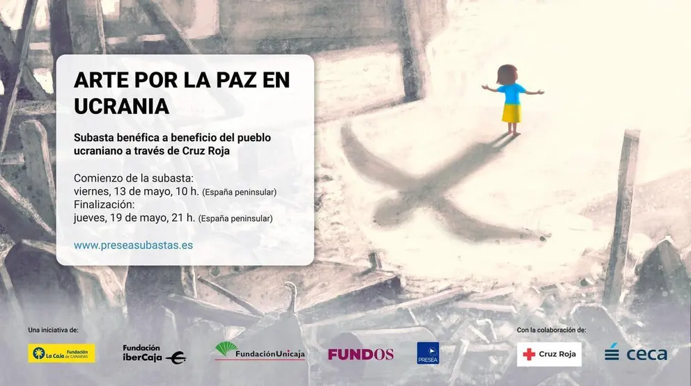 Subasta ben&eacute;fica &lsquo;Arte por la Paz en Ucrania&rsquo;