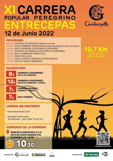 Carrera peregrino entrecepas