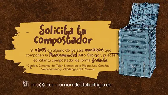 cartel compostaje