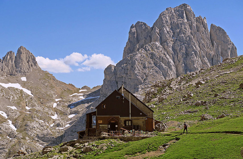Refugio Collado Jermoso ubicado en Picos de Europa