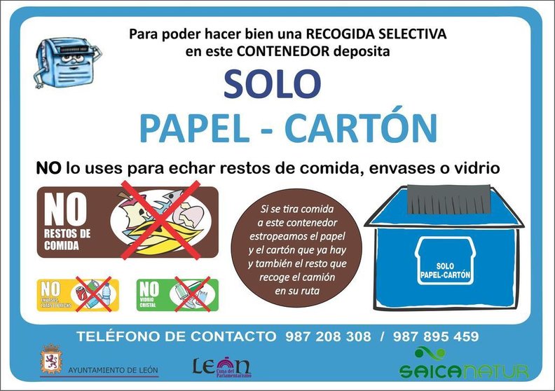 Campaña reciclaje León