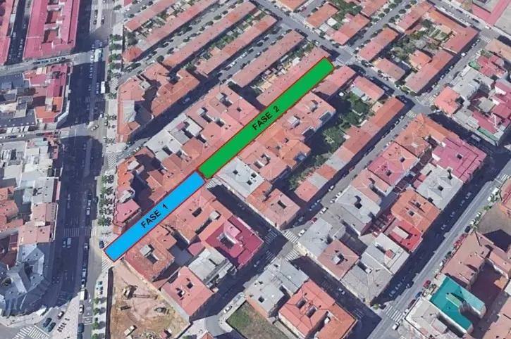 Fases de las obras en Santo Toribio de Mogroviejo