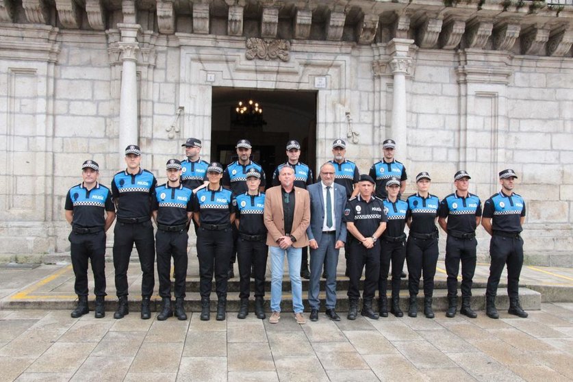Presentación de los nuevos policías municipales de Ponferrada