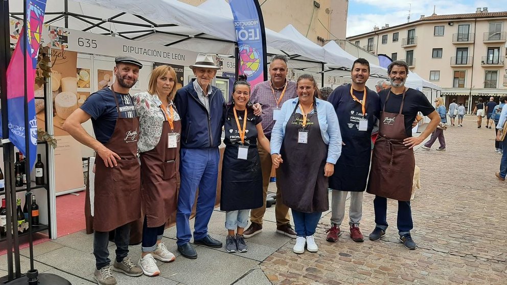 Cinco queserías de Productos de León participan en la feria internacional del queso que se celebra en Zamora