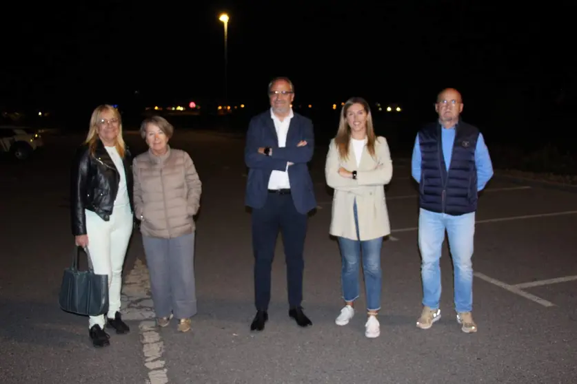 Inauguraci&oacute;n de la nueva iluminaci&oacute;n del aparcamiento de la F&aacute;brica de la Luz
