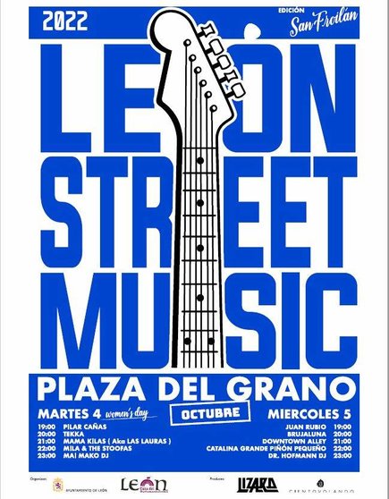 Cartel del festival León Street Music