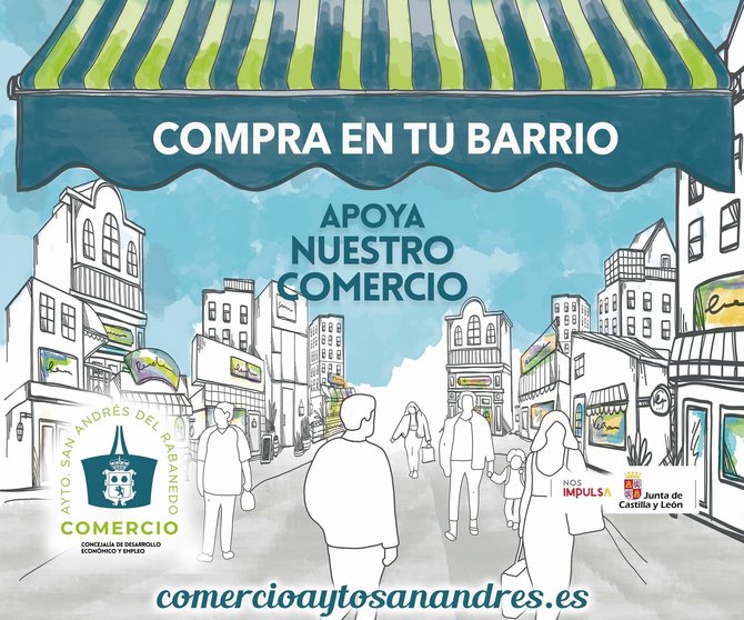 Campaña de fomento del comercio local en San Andrés del Rabanedo
