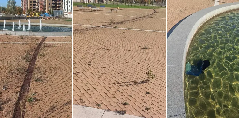 Deficiencias en el barrio de La Lastra (foto Ciuddadanos)