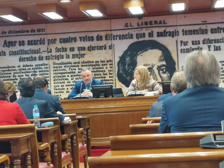 Eduardo Mor&aacute;n interviene en el Senado