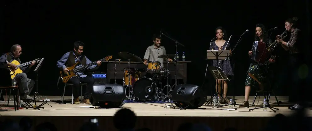 El grupo Prieto Picado, durante una actuaci&oacute;n