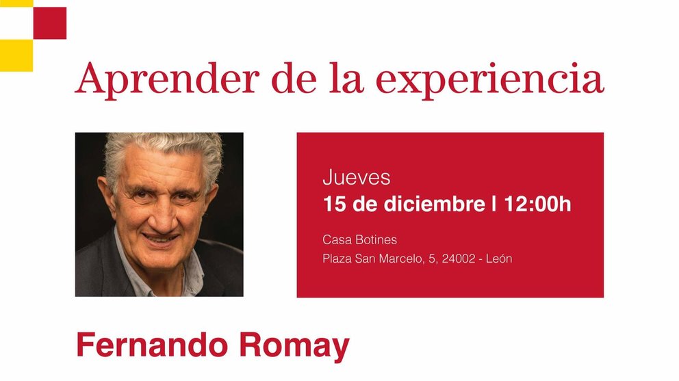 Jornada Aprender de la experiencia, Fernando Romay, León, 15 de diciembre de 2022