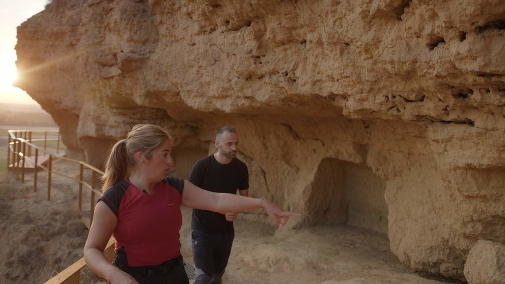 Rodaje del documental sobre las 'Cuevas Menudas'