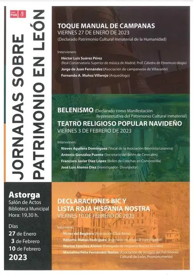 Cartel de las jornadas de patrimonio